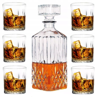 Džbán - Glasmark 1002485 whisky set, transparentný, 2,35 l, 7 prvkov